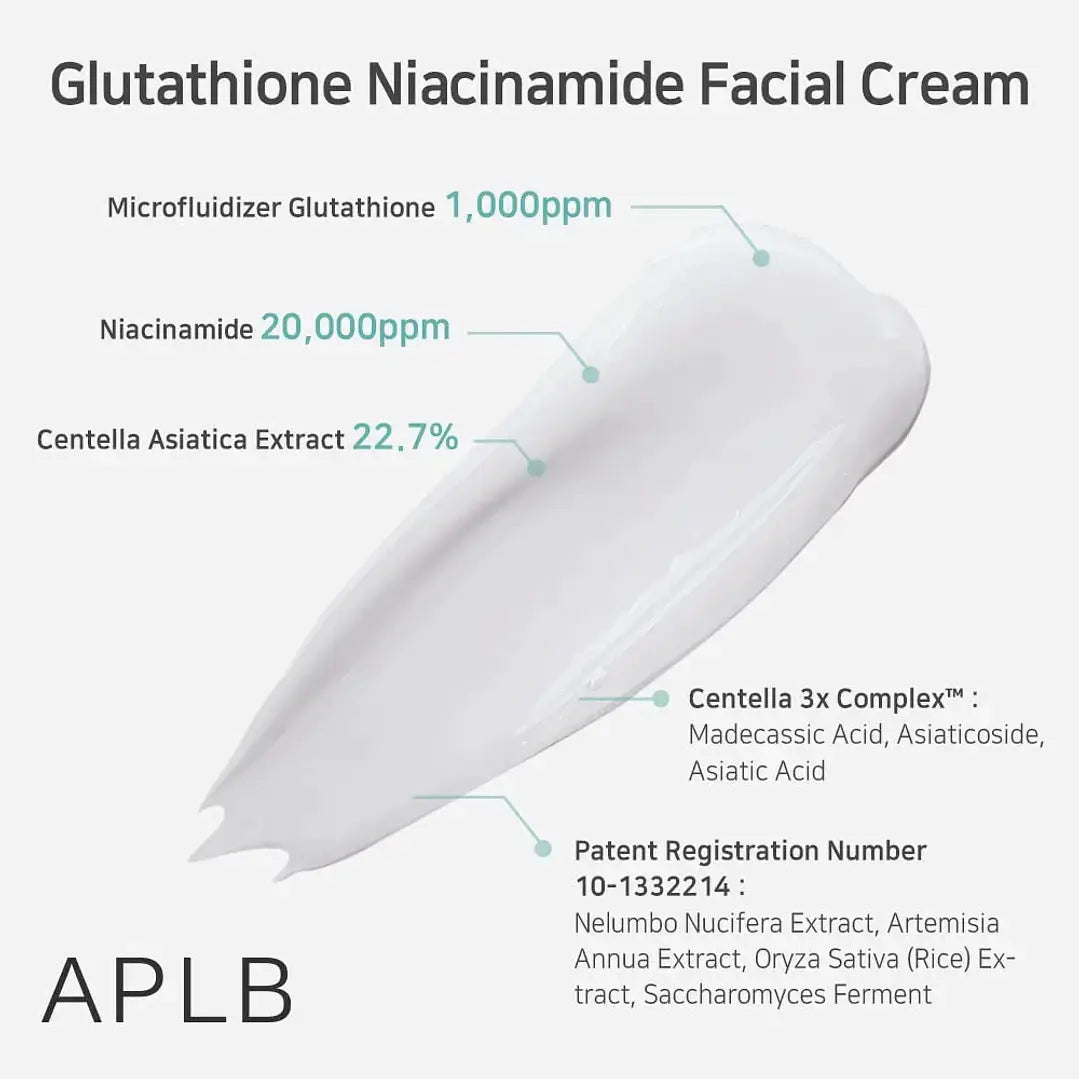 APLB Glutathione Niacinamide Facial Cream @ Casa de Ella MX 2