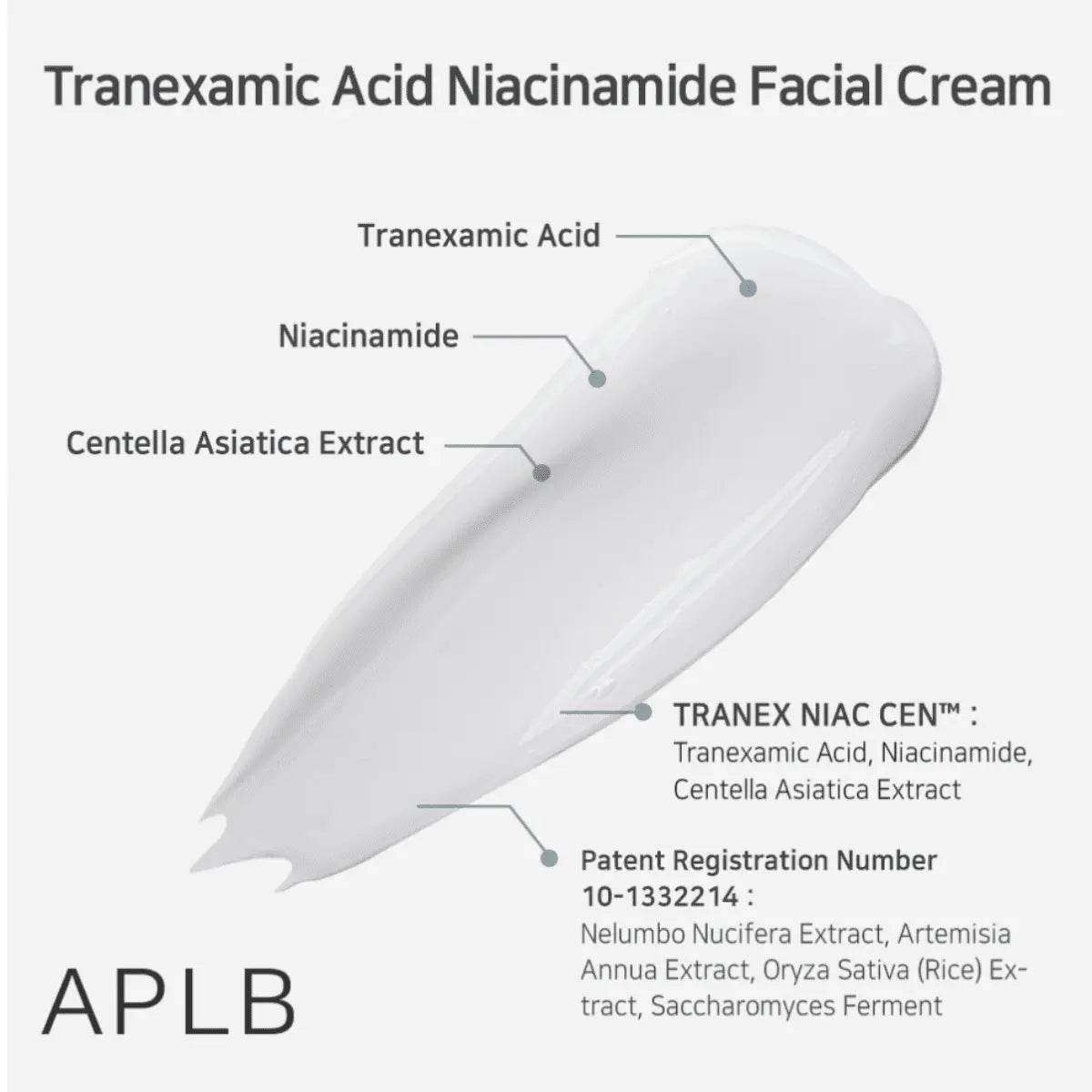 APLB Tranexamic Acid Niacinamide Facial Cream @ Casa de Ella MX 2