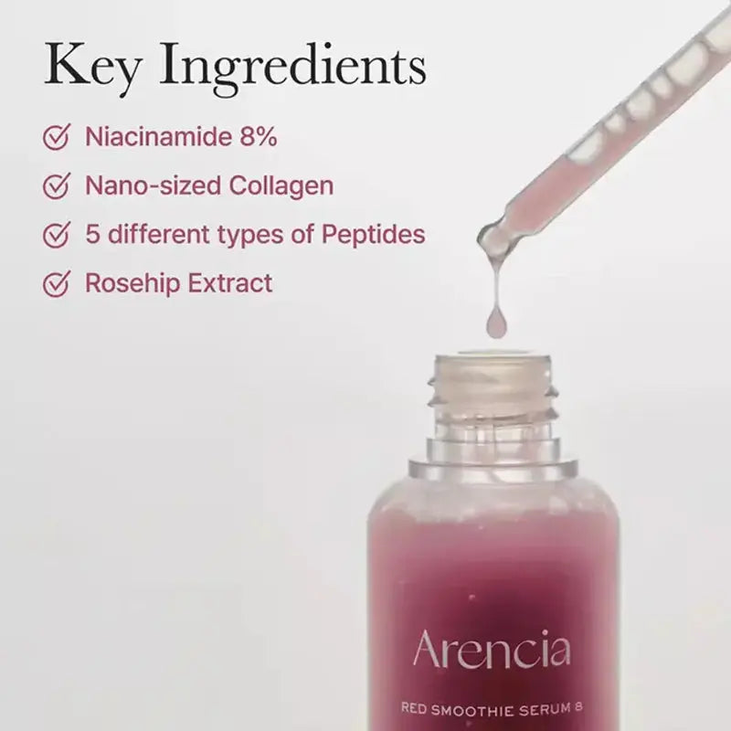 ARENCIA Fresh Red Smoothie Serum 8 at Casa de Ella Mexico