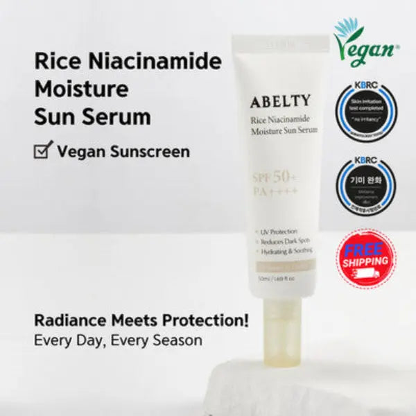 Abelty Rice Niacinamide Moisture Sun Serum at Casa de Ella Mexico - Protector Solar Coreano