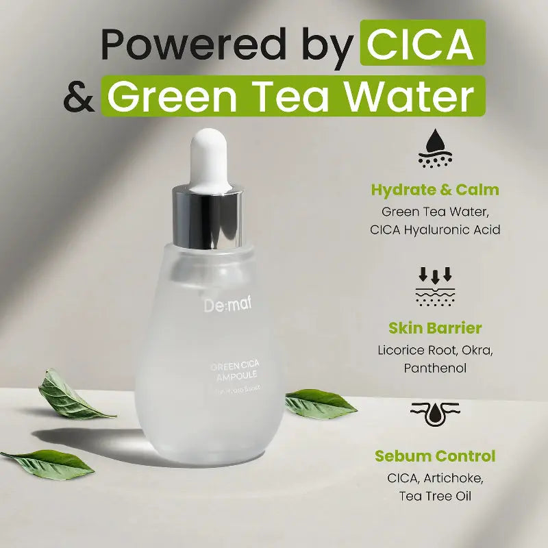 DEMAF Green Cica Pore Ampoule at Casa de Ella Mexico