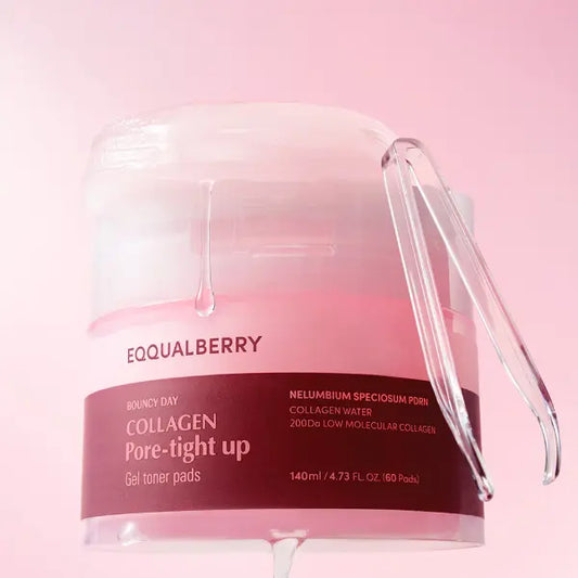 EQQUALBERRY Collagen Pore-Tight Up Gel Toner Pads @ Casa de Ella Mexico | Toner Pads con Collagen