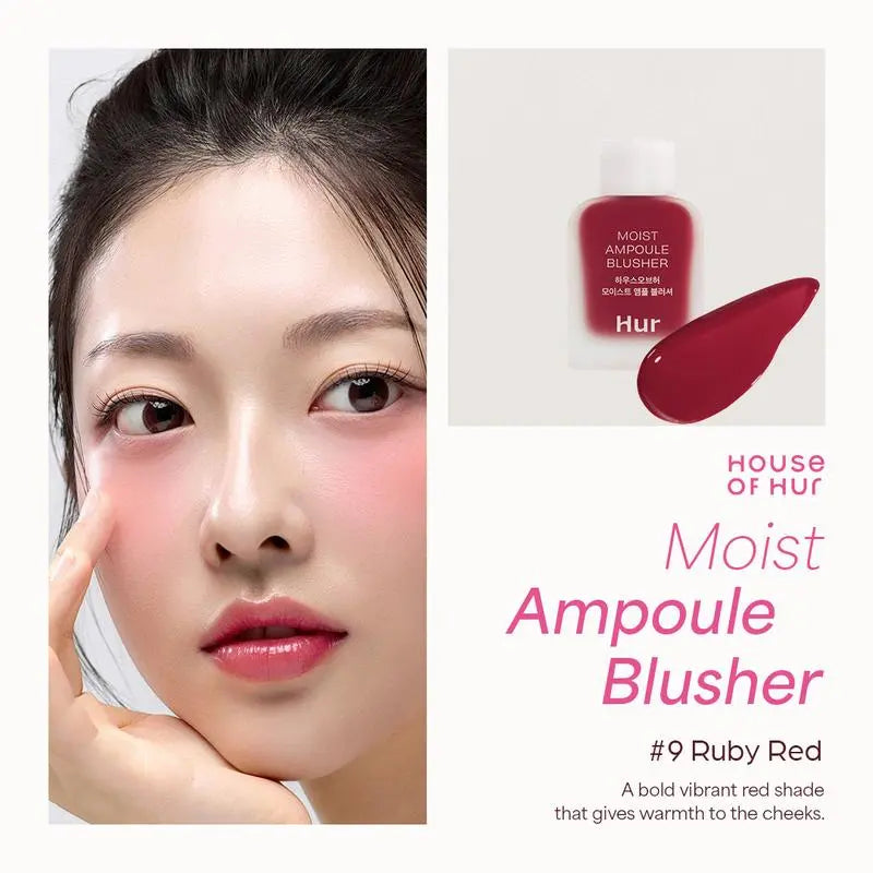 House of Hur - Moist Ampoule Blush - 09. Ruby Red - Casa de Ella Mexico