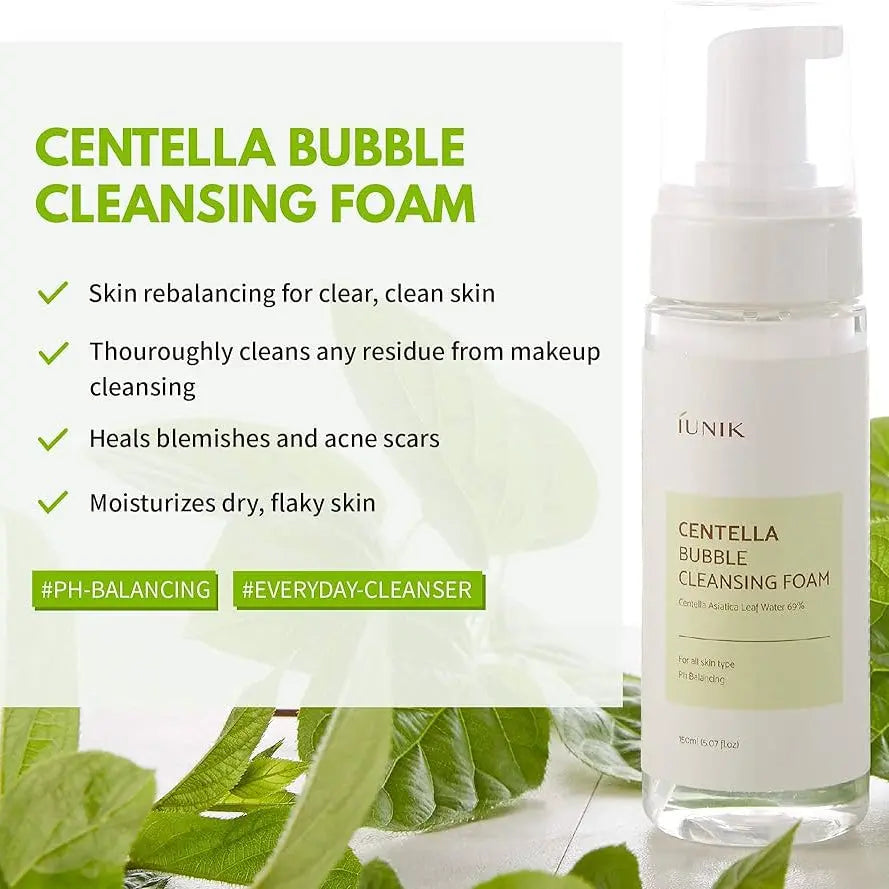 IUNIK Centella Bubble Cleansing Foam at Casa de Ella Mexico