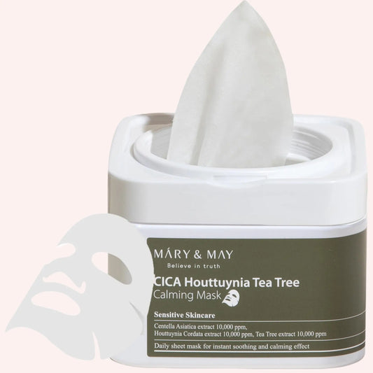 Mary & May CICA Houttuynia Tea Tree Calming Mask @ Casa de Ella MX 2