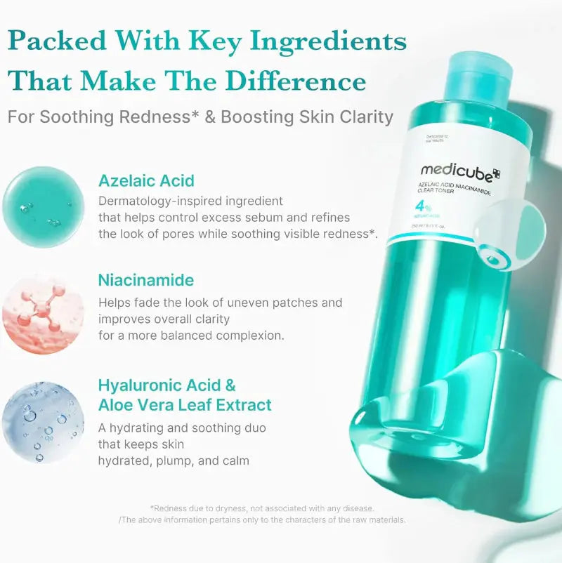 Medicube Azelaic Acid Niacinamide Clear Toner at Casa de Ella Mexico