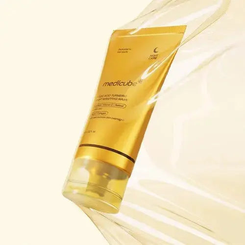 Medicube Kojic Acid Turmeric Night Wrapping Mask @ Casa de Ella Mexico | mascarilla nocturna con ácido kójico y extracto de cúrcuma