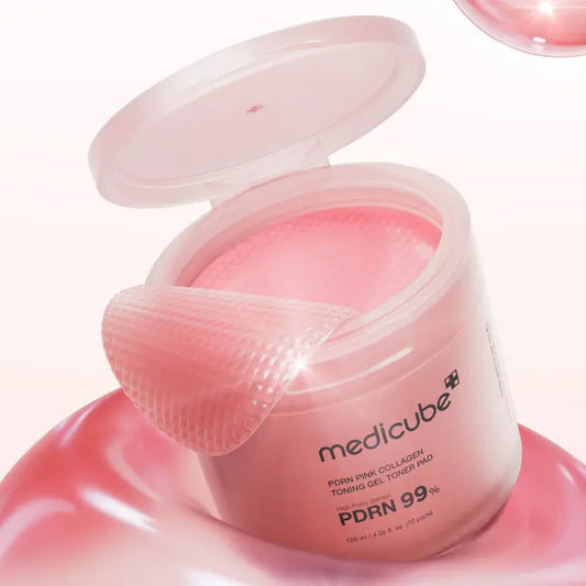 Medicube PDRN Pink Collagen Toning Gel Toner Pads @ Casa de Ella Mexico