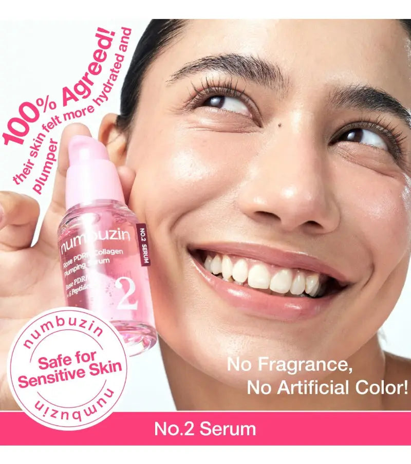 Numbuzin No.2 Rose PDRN Collagen Plumping Serum at Casa de Ella Mexico