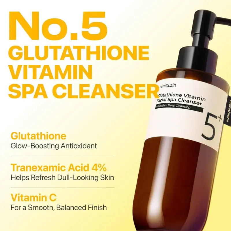 Numbuzin No.5+ Glutathione Vitamin Facial Spa Cleanser at Casa de Ella Mexico