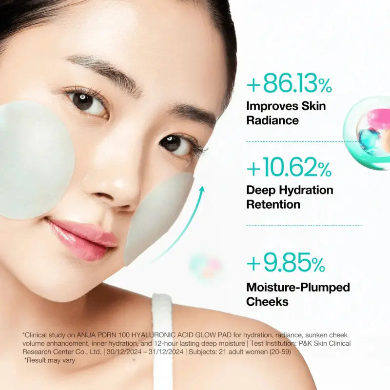 ANUA PDRN 100 HYALURONIC ACID GLOW PADS at Casa de Ella Mexico