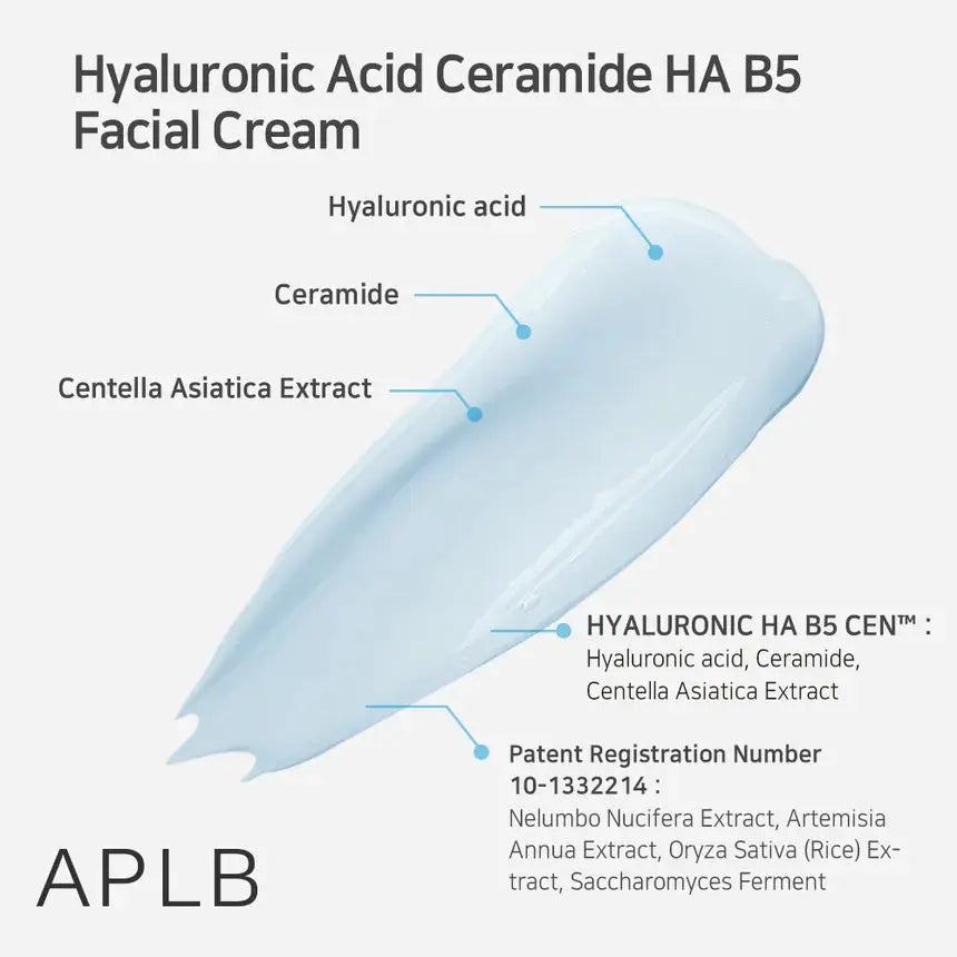 APLB Hyaluronic Acid Ceramide HA B5 Facial Cream  @ Casa de Ella MX 1