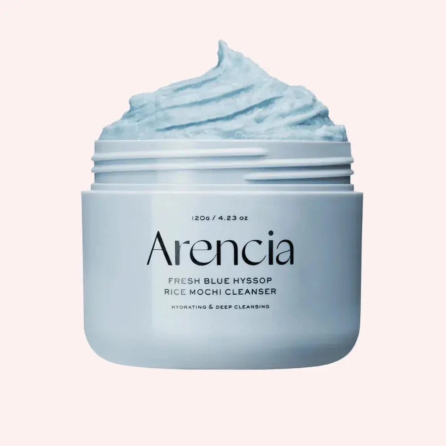 ARENCIA FRESH BLUE HYSSOP RICE MOCHI CLEANSER AT CASA DE ELLA MEXICO