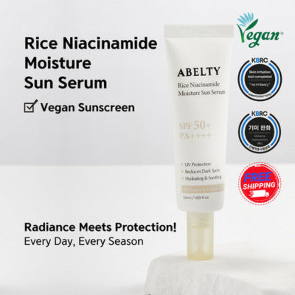 Abelty Rice Niacinamide Moisture Sun Serum at Casa de Ella Mexico - Protector Solar Coreano