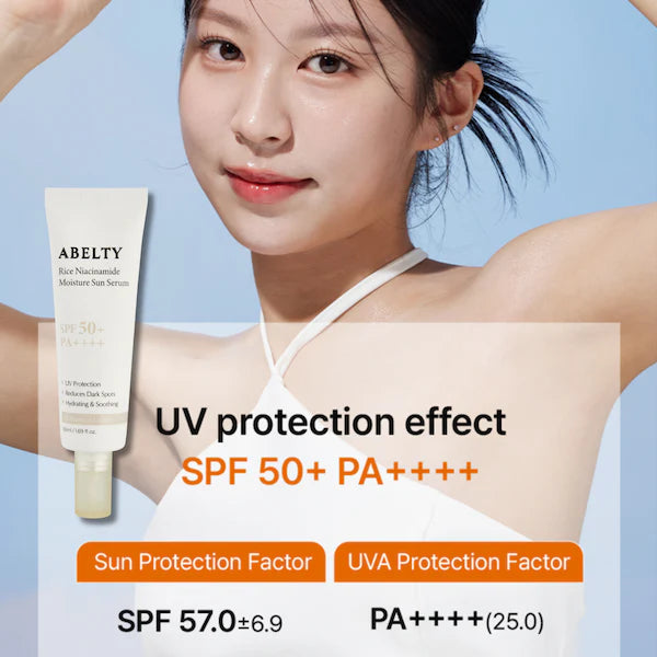 Abelty Rice Niacinamide Moisture Sun Serum at Casa de Ella Mexico