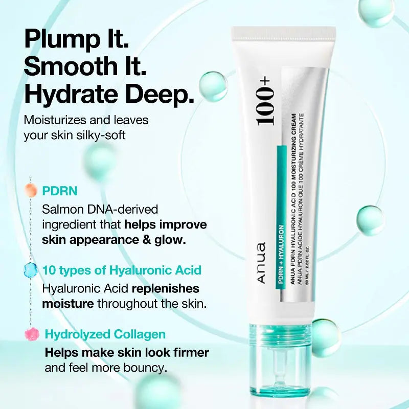 Anua PDRN Hyaluronic Acid 100 Moisture Cream at Casa de Ella Mexico