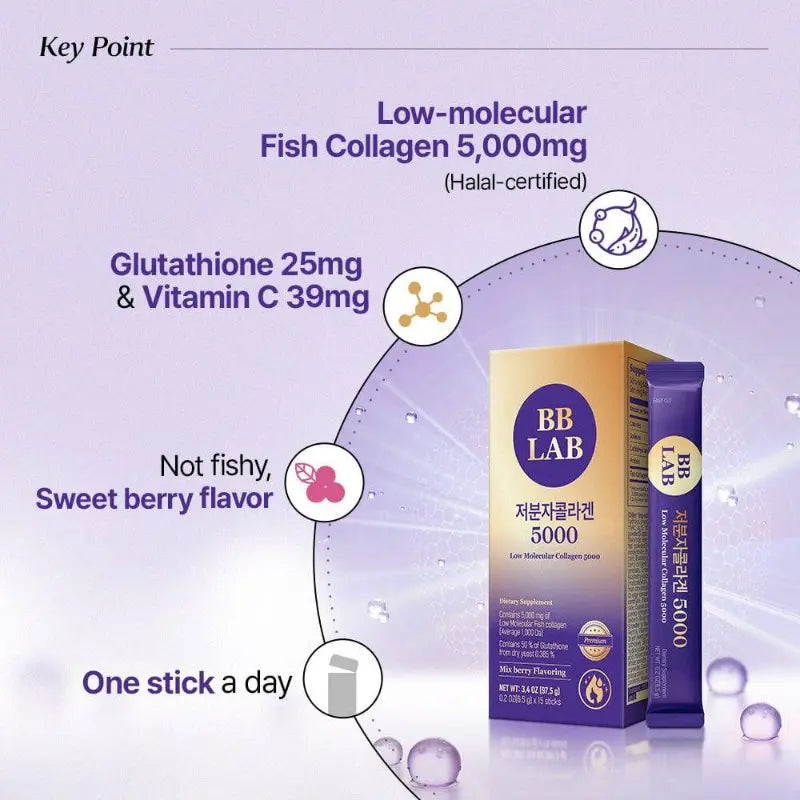 BB Lab Low Molecular Collagen 5000 at Casa de Ella Mexico - suplemento coreano