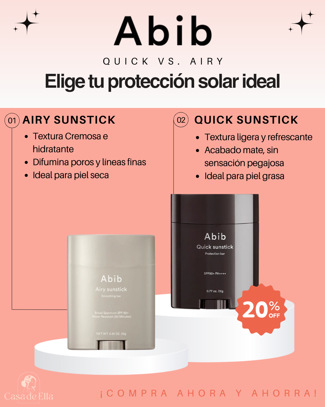 Casa de Ella MX - Insta Post - Abib_Sunsticks - Quick Vs Airy