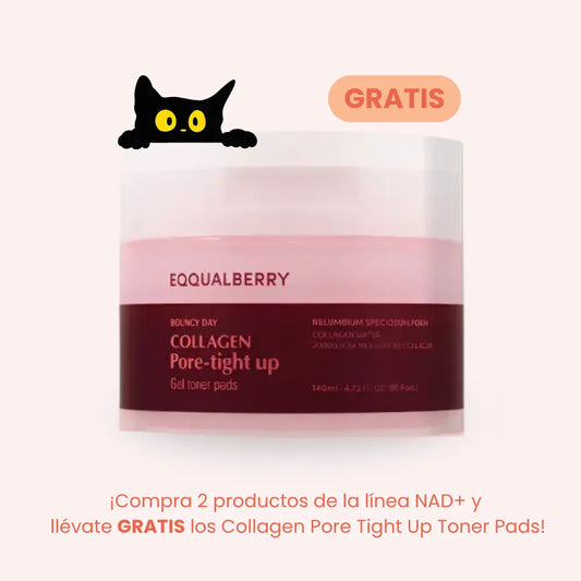 Ofertas de EQQUALBERRY Collagen Pore-Tight Up Gel Toner Pads en Casa de Ella Mexico