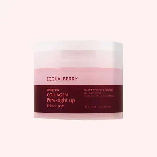 EQQUALBERRY Collagen Pore-Tight Up Gel Toner Pads @ Casa de Ella Mexico | Toner Pads con Collagen