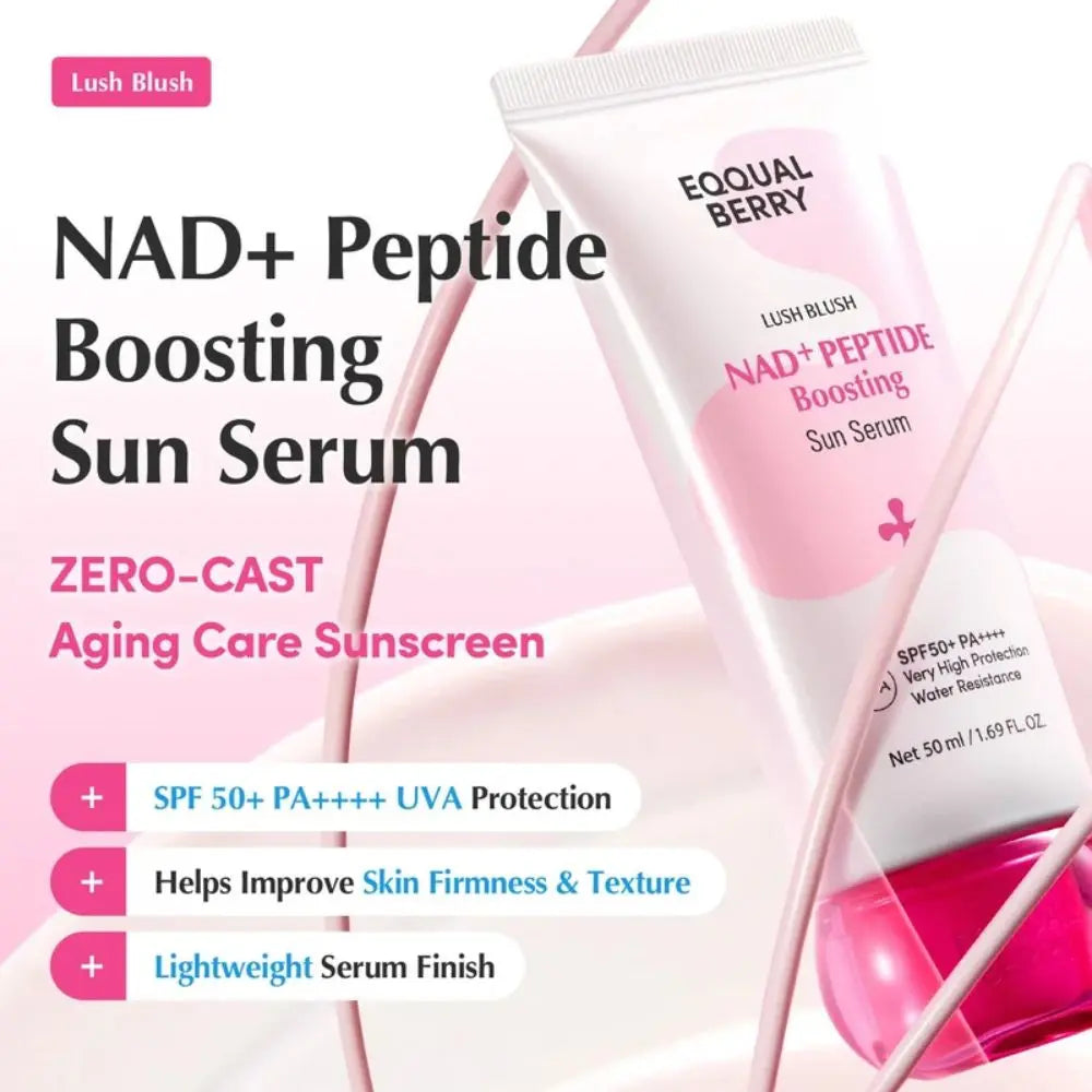 EQQUALBERRY NAD+ PEPTIDE BOOSTING SUN SERUM at Casa de Ella Mexico