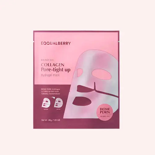 Eqqualberry-collagen-pore-tight-up-hydrogel-mask @ Casa de Ella MX 1
