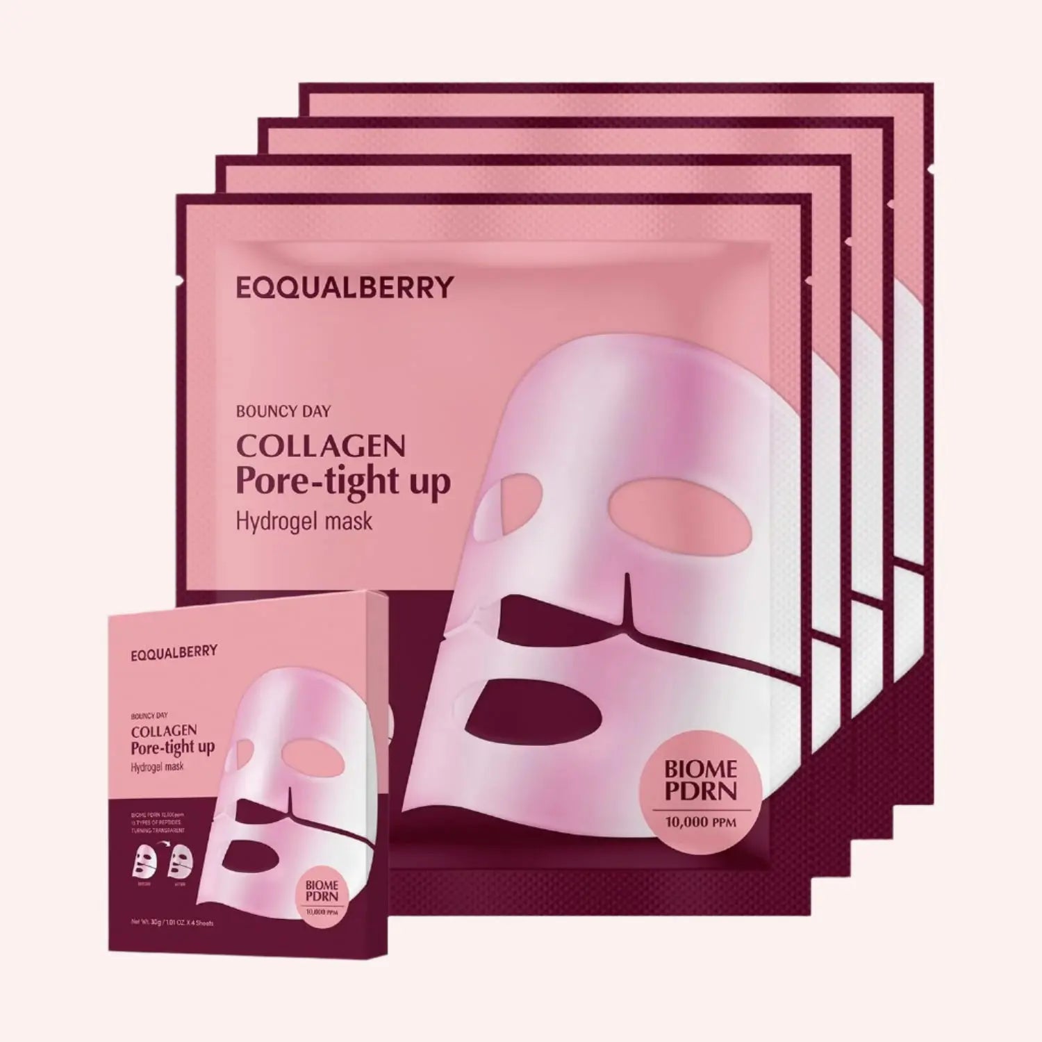 Eqqualberry-collagen-pore-tight-up-hydrogel-mask @ Casa de Ella MX 2