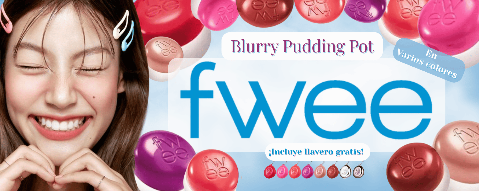 Fwee Blurry Pudding Pots Ahora disponible en Casa de Ella | Rubores Coreanos