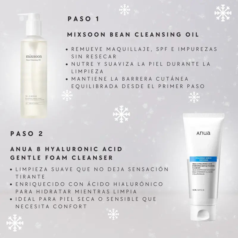 HELLO HYDRATION - RUTINA COMPLETA - K BEAUTY - PIEL SECO - CASA DE ELLA MEXICO