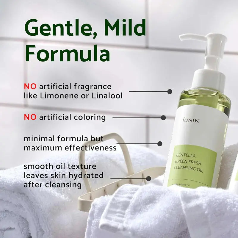 IUNIK Centella Green Fresh Cleansing Oil at Casa de Ella Mexico