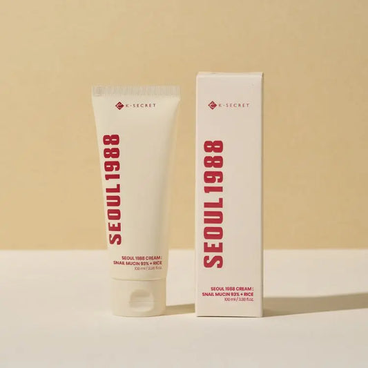 KSECRET SEOUL 1988 Cream: Snail Mucin 93% + Rice at Casa de Ella Mexico 