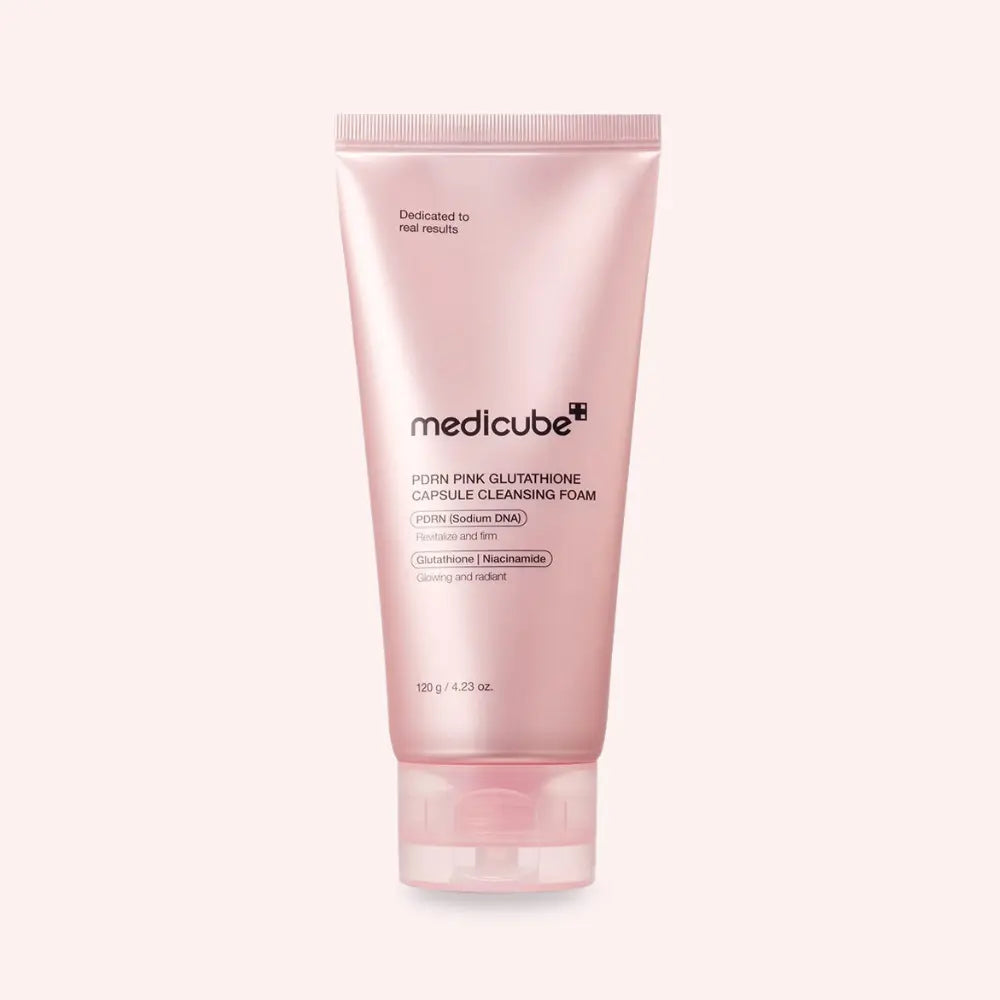MEDICUBE PDRN PINK GLUTATHIONE CAPSULE CLEANSING FOAM AT CASA DE ELLA MEXICO