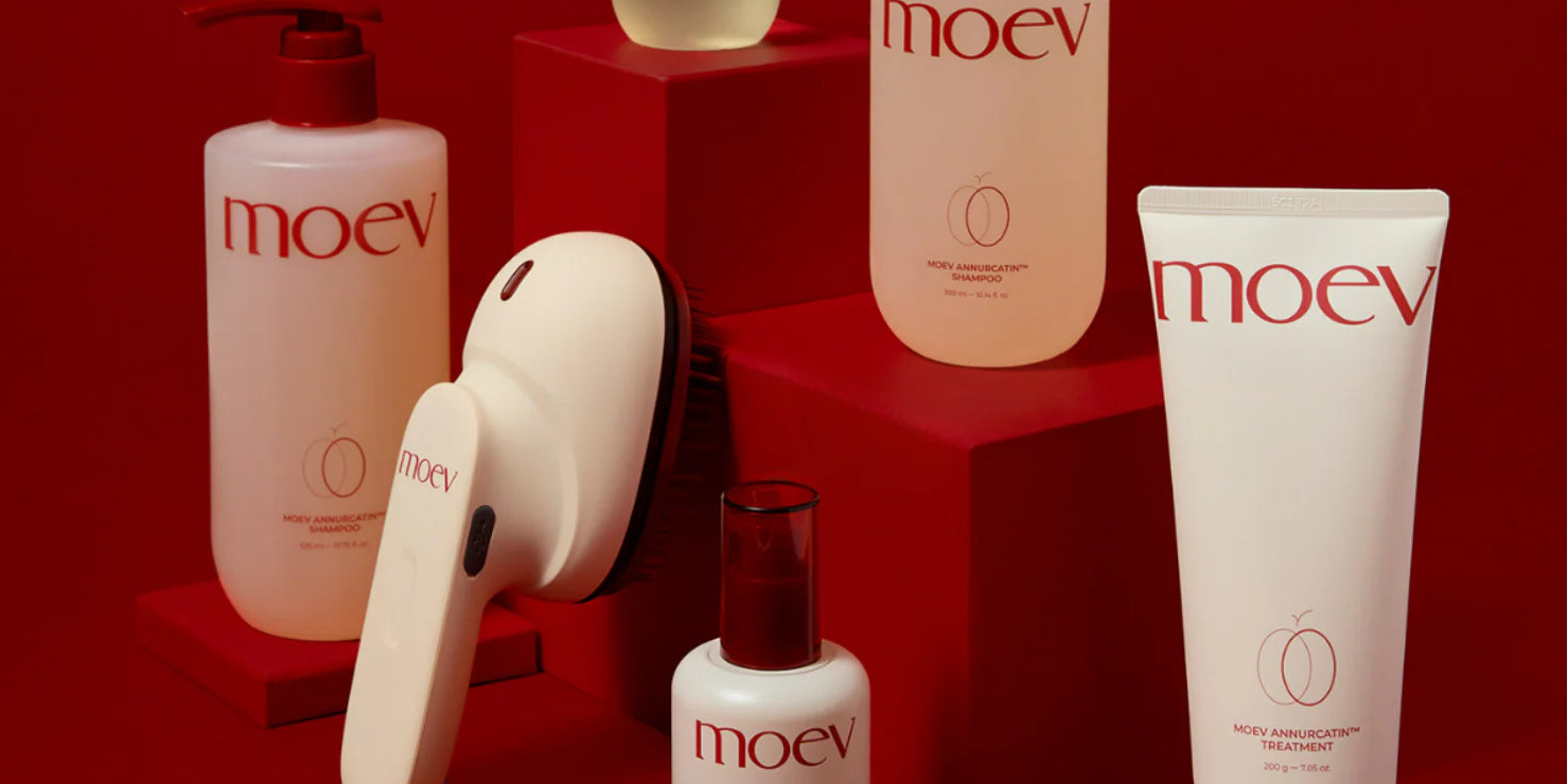 MOEV Haircare line at Casa de Ella Mexico