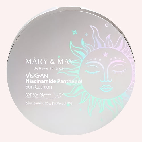 Mary & May Vegan Niacinamide Panthenol Sun Cushion SPF50+ @ Casa de Ella MX 1