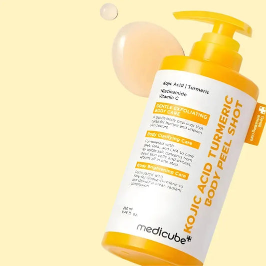Medicube KOJIC ACID TURMERIC BODY PEEL SHOT - 280ML at Casa de Ella Mexico
