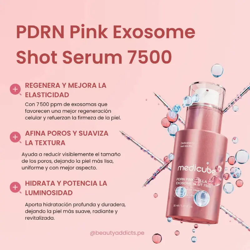 MEDICUBE PDRN PINK EXOSOME SHOT SERUM 7500 AT CASA DE ELLA MEXICO