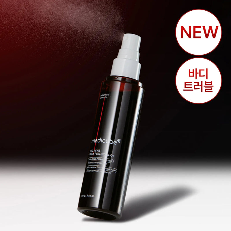MEDICUBE RED ACNE BODY PEELING SHOT 2.0 AT CASA DE ELLA MEXICO