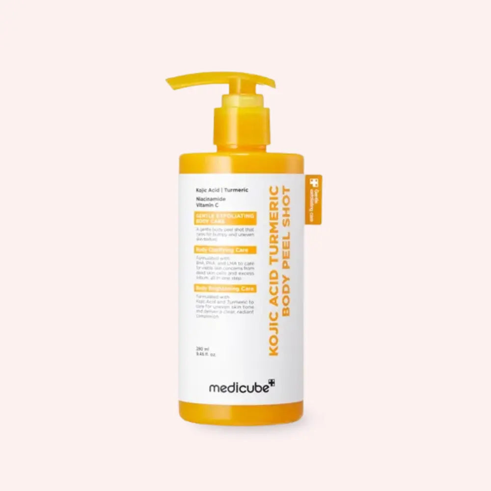 Medicube KOJIC ACID TURMERIC BODY PEEL SHOT - 280ML at Casa de Ella Mexico