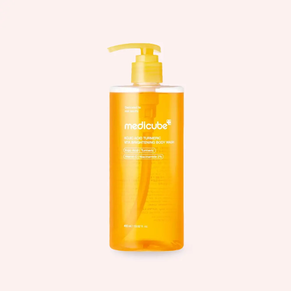 Medicube KOJIC ACID TURMERIC VITA BRIGHTENING BODY WASH - 400ML at Casa de Ella Mexico 