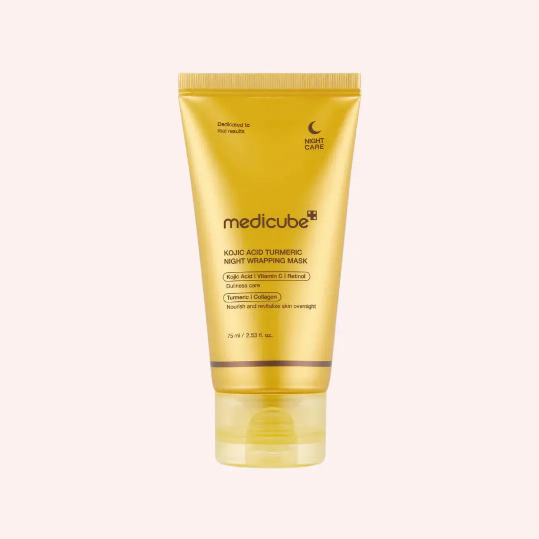 Medicube Kojic Acid Turmeric Night Wrapping Mask @ Casa de Ella Mexico | mascarilla nocturna con ácido kójico y extracto de cúrcuma