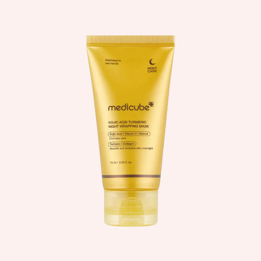 Medicube Kojic Acid Turmeric Night Wrapping Mask @ Casa de Ella Mexico | mascarilla nocturna con ácido kójico y extracto de cúrcuma