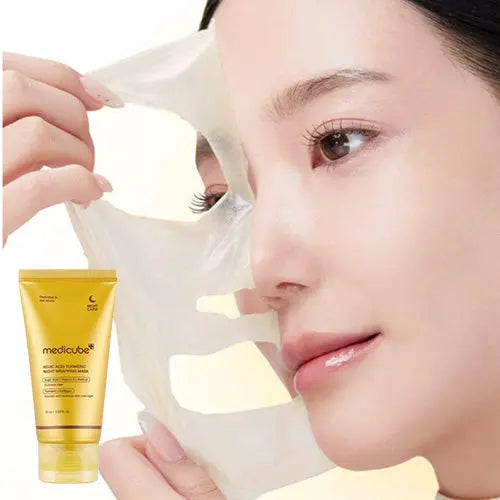 Medicube Kojic Acid Turmeric Night Wrapping Mask @ Casa de Ella Mexico | mascarilla nocturna con ácido kójico y extracto de cúrcuma