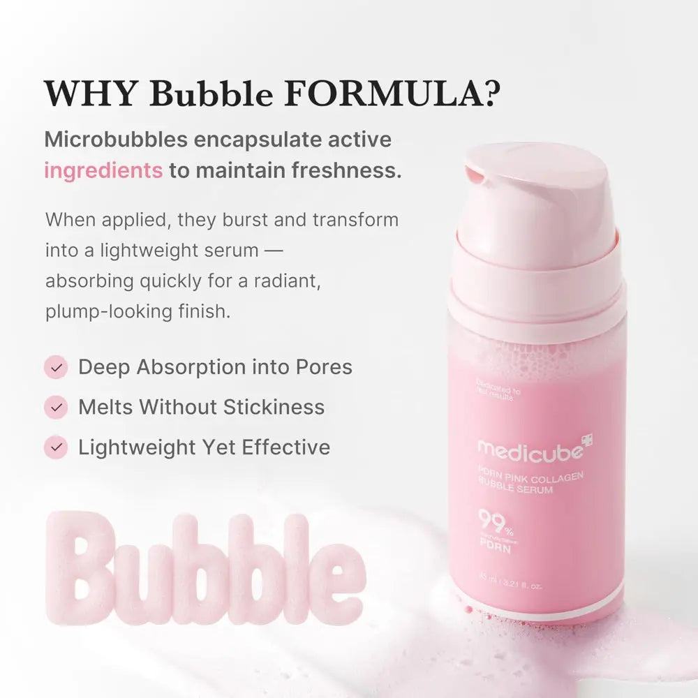 Medicube PDRN PINK COLLAGEN BUBBLE SERUM at Casa de Ella Mexico