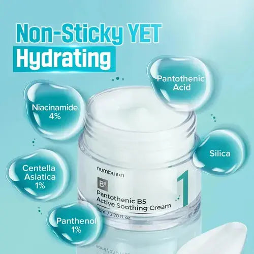 Numbuzin No.1 Pantothenic B5 Active Soothing Cream @ Casa de Ella Mexico