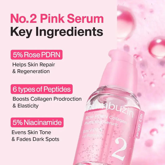 Numbuzin No.2 Rose PDRN Collagen Plumping Serum at Casa de Ella Mexico