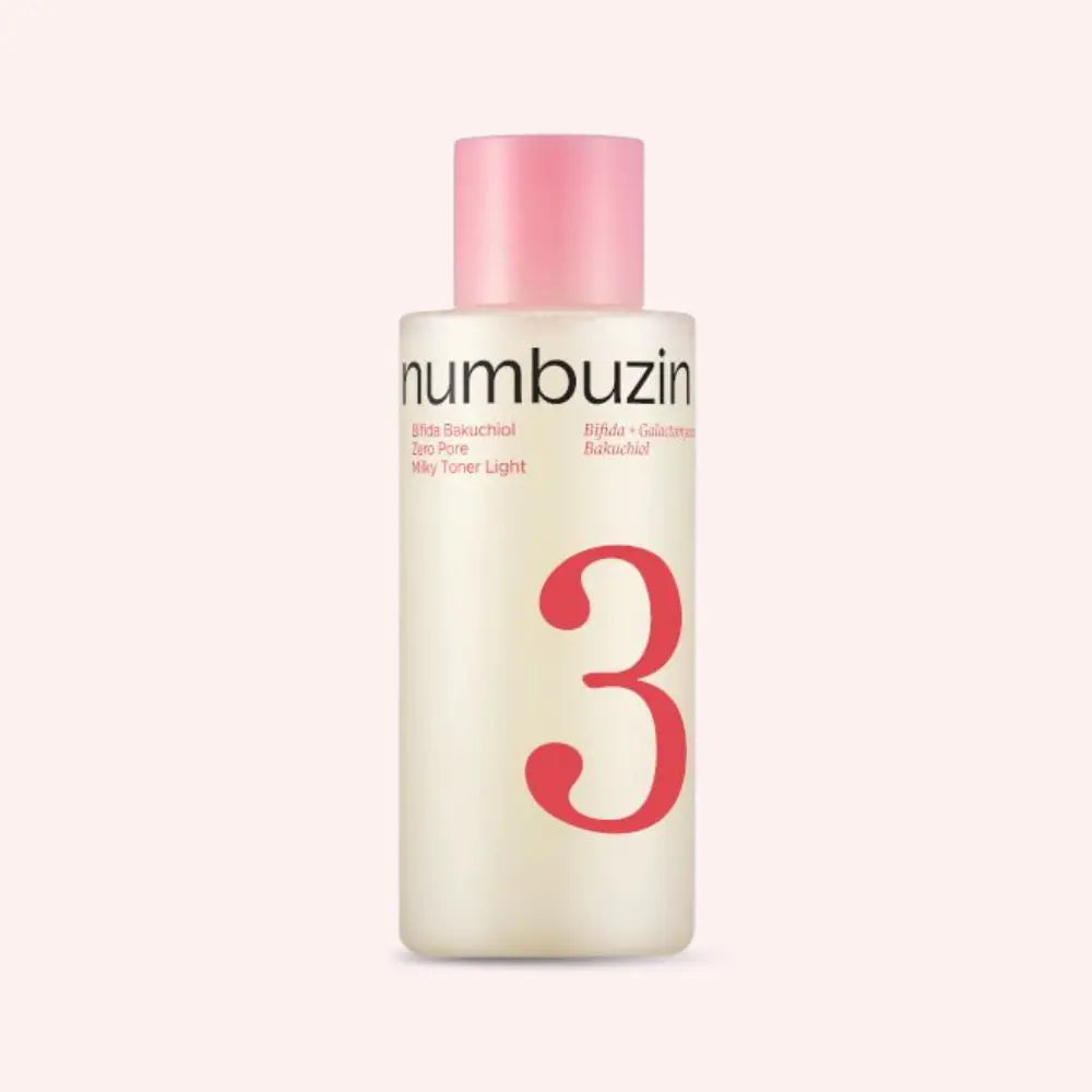 Numbuzin No.3 Bifida Bakuchiol 50 Zero Pore Milky Toner at Casa de Ella Mexico
