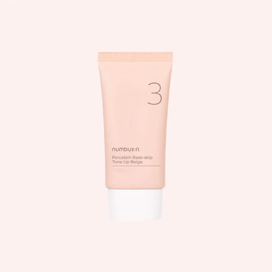 Numbuzin  No.3 Porcelain Base-skip Tone Up Beige at Casa de Ella Mexico