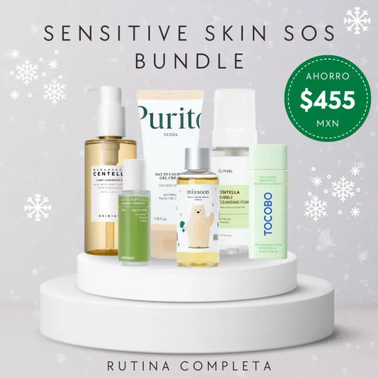 SENSITIVE SKIN SOS - RUTINA COMPLETA K BEAUTY - PIEL SENSIBLE - CASA DE ELLA MEXICO