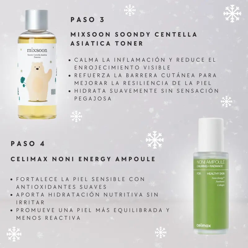 SENSITIVE SKIN SOS - RUTINA COMPLETA K BEAUTY - PIEL SENSIBLE - CASA DE ELLA MEXICO