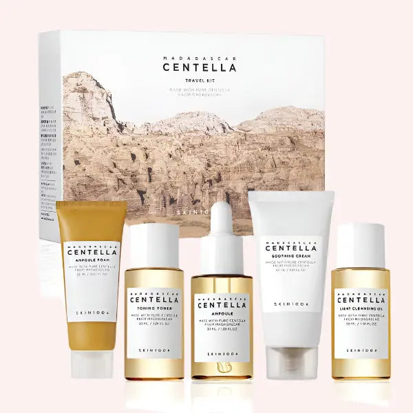Skin1004 Madagascar Centella Travel Kit @ Casa de Ella Mexico | Skincare Kit Coreano con 5 Piezes